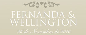 Site de Casamento – Fernanda e Wellington