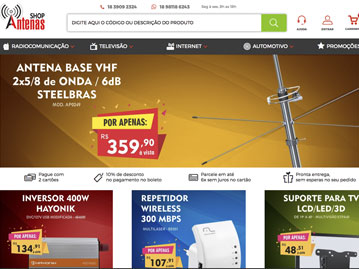 Shop Antenas – Antenas para Radiocomunicação